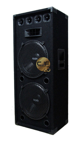 Bafle Columna Doble Woofer 15 4 Tw Y Bocina Pote 3000w Cjf 