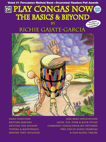 Libro: Play Congas Now: The Basics & Beyond (spanish, Englis