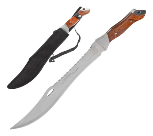 Machete Grande Con Sierra + Estuche Profesional