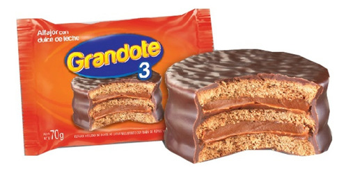 Alfajor Grandote Triple Chocolate Caja 24 Unidades