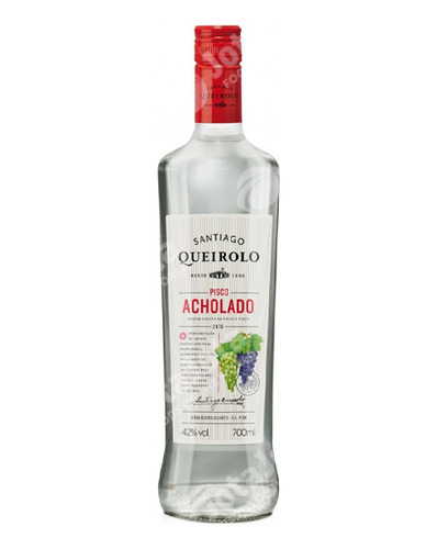 Pisco Santiago Queirolo Acholado X 750 - mL a $120