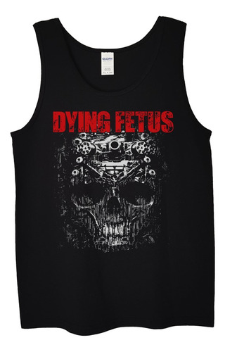 Polera Musculosa Dying Fetus Skull Tank Metal Abominatron