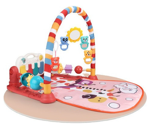 Baby Gym Alfombra De Y Juega Con Luces Piano Gym Para 0-6