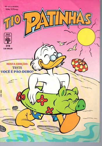 Tio Patinhas 319 - Abril - Bonellihq Cx19 C19