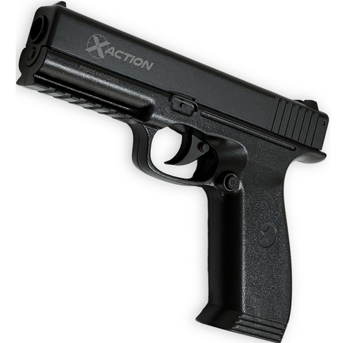 Pistola De Aire Comprimido Replica Balines Metal 4.5 Mm Co2 Negro 114.3 Mm