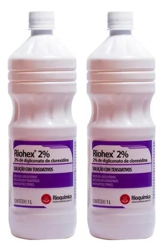 Clorexidina 2% Degermante Rioquimica 2 Litros - Antisséptico