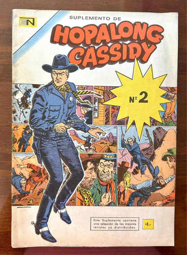 Revista Suplemento Número 2 De Hopalong Cassidy De Colección