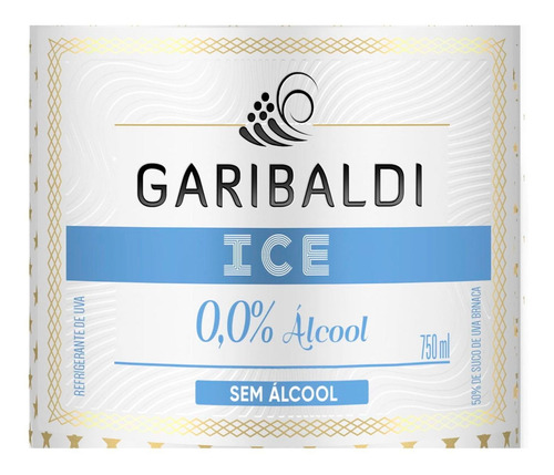 Imagem 3 de 6 de Espumante Ice Zero Álcool Uva Branca Garibaldi 750 Ml
