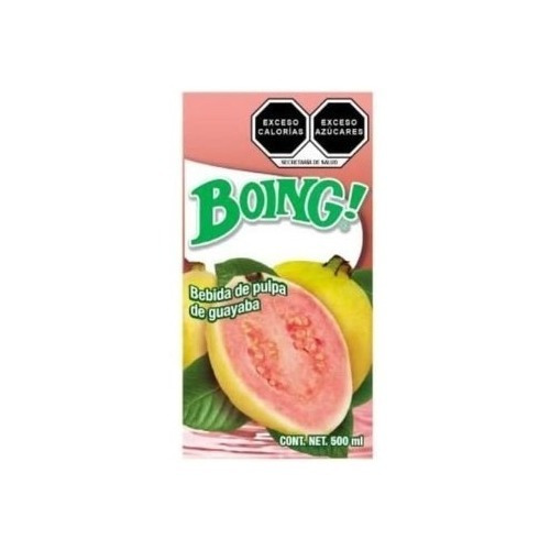 Jugo Boing  Sabor Guayaba  500 Ml  12 Piezas