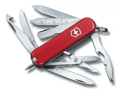 Cortaplumas Victorinox Suiza Minichamp 16 Usos Navajas Color Rojo