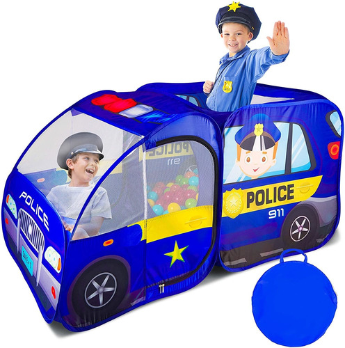 Coche De Policía Surge La Tienda De Juegos Para Los Ni...