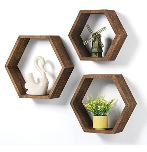 Estantes Hexagonales Estantes Flotantes En Forma De Panal C