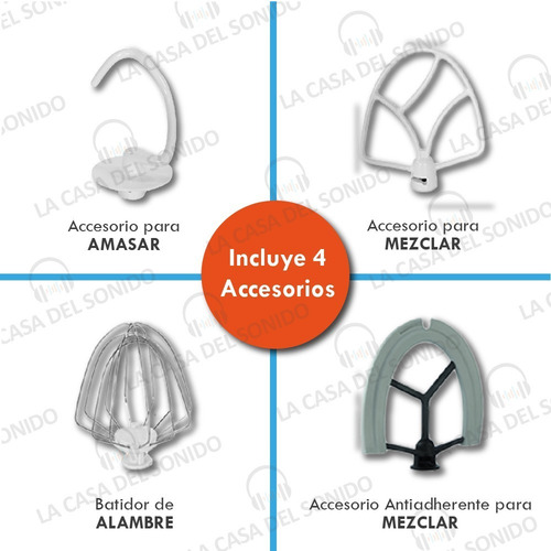Batidora Planetaria Peabody Pe-bm110 220v 4 Litros