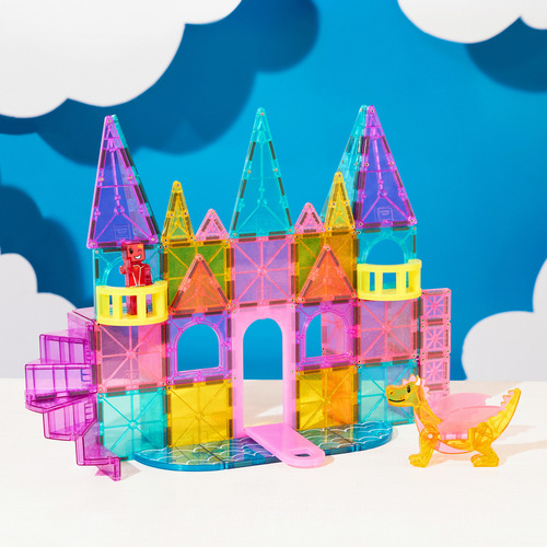 Magna-tiles Castillo Xl 48 Pzas Juego Didáctico Construcción