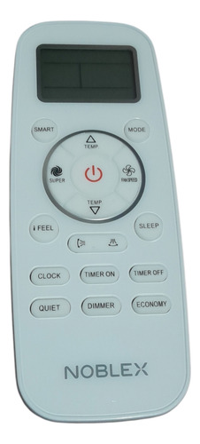 Control Remoto Aire Noblex Original Blanco