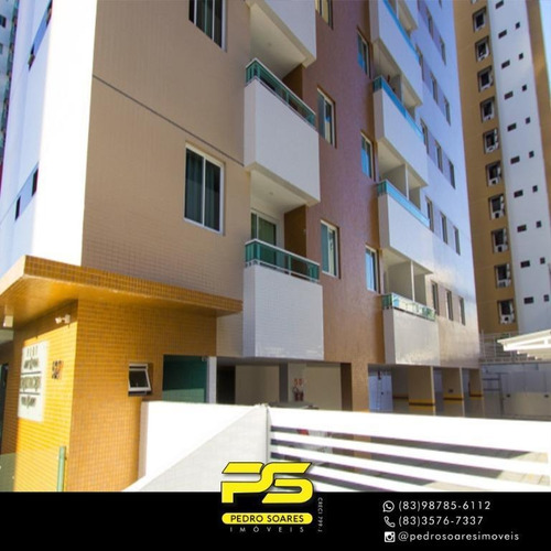Imagem 2 de 8 de Flat Com 2 Dormitórios À Venda, 52 M² Por R$ 377.000 - Tambaú - João Pessoa/pb - Fl0115