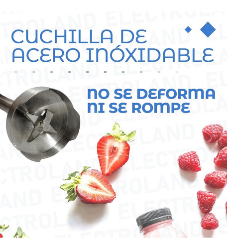 Imagen 7 de 10 de Mixer Minipimer Licuadora De Mano Mezcladora Cocina Licuar