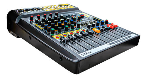 Mezcladora Sx6fx Melo 4 Canales 1 Estero C/ Efectos, Usb Y B