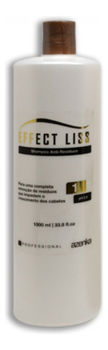 Effect Liss Shampoo Anti-resíduos 1l Azenka + Brinde 