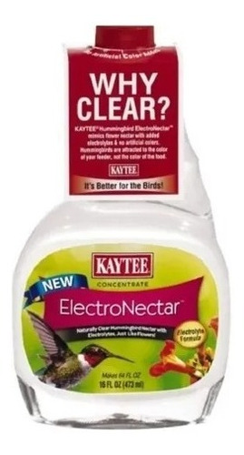 Electronéctar Kaytee Colibrí Alimento Listo Néctar 45gr