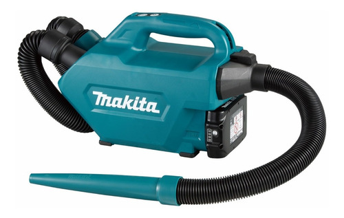 Aspirador De Pó A Bateria 18v Makita Dcl184z Cor Azul-turquesa