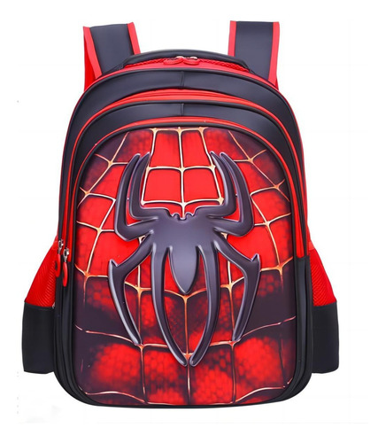 Marvel Superhéroe Spider-man 3d Estéreo Mochila Para Niños