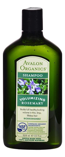 Avalon Organics ChampĂș Voluminizador Romero - 11 Fl Oz