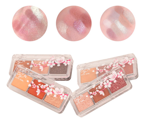 Paleta Sombras Ojos Mate Metalizados Naturales City Girl