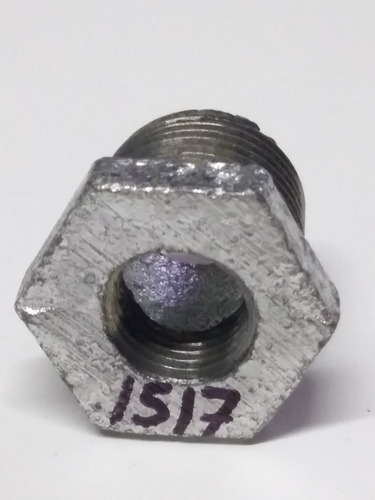 Reducción Galvanizada Bushing 1/2 A 1/4