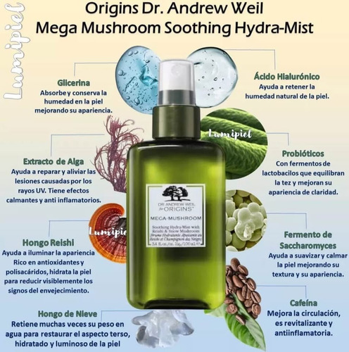 Origins Bruma Facial Rellena, Refresca Y Calma. 100 Ml Todo Tipo De Piel Día/noche