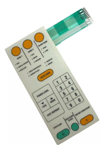 Frente Membrana Teclado Microondas Varias Marcas Md71 2621