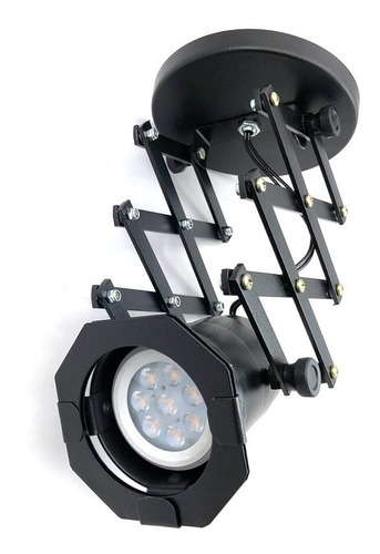 Luminária Spot Refletor Sanfona Sobrepor Cênica Par20 Led