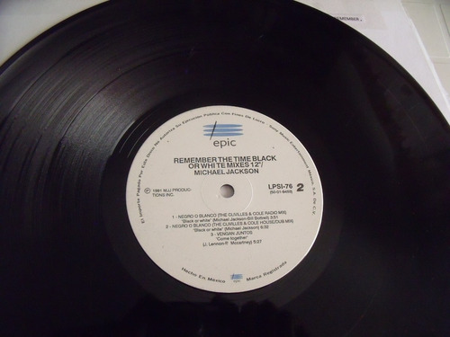 Lp Michael Jackson Remember The Time Black (Usado)