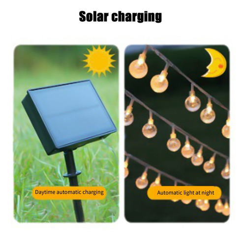 Cadena De Luces Solares Para Acampar, Luces Led Para Exterio