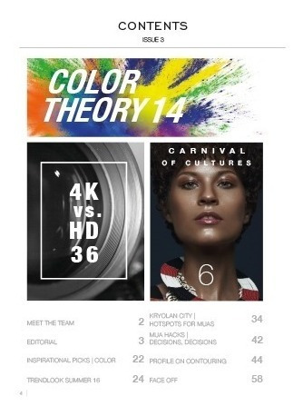 Mui Magazine Issue Kryolan En Español
