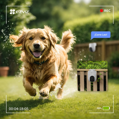 Cámara Ezviz H8c Domo Fhd 2mp Wi-fi Exterior 360° V Nocturna