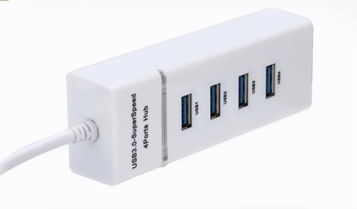 Imagen 3 de 9 de Hub 4 Puertos Multi Usb 3.0 Indicador Luz Led Adaptador