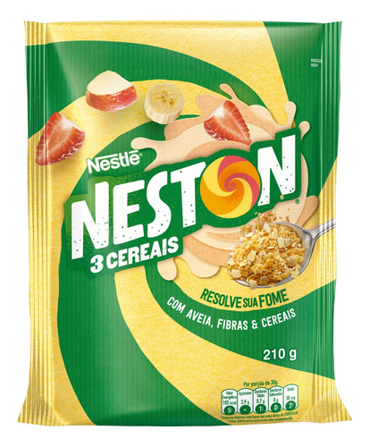 Cereais Neston 3 Cereais Cereais em pacote 210 g Nestlé