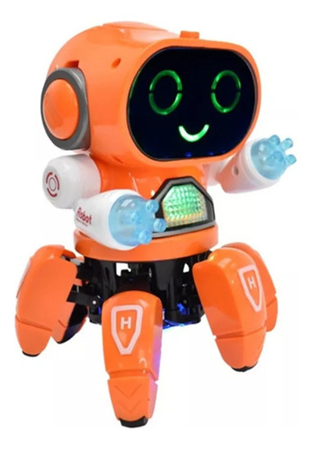 Juguete Robot Bailarín Con Luces Y Sonido