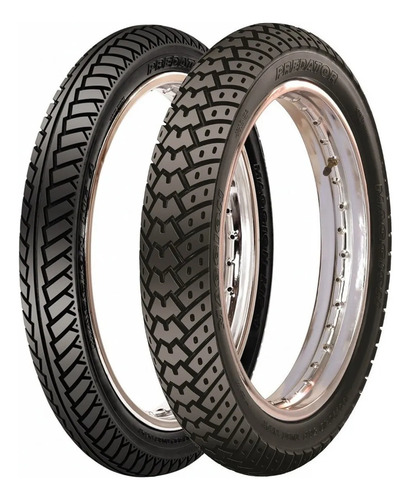 Par Pneu 100/90-18 + 2.75-18 Predator Maggion Cg Fan Cbx Rd