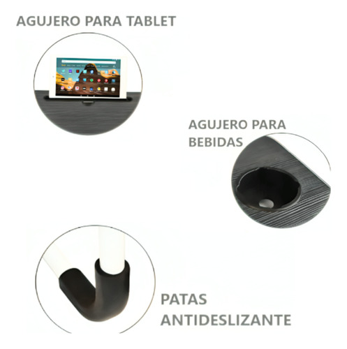 Mesa Plegable Para Laptop De Madera Soporte Estudio Kawaii
