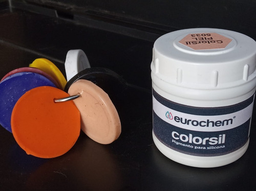Eurochem Pigmento Silicona Colorsil Negro Black X 100grs