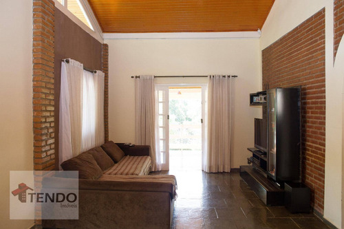Chácara Com 4 Dormitórios À Venda, 5500 M² Por R$ 1.500.000,00 - Condomínio Nova Suiça - Valinhos/sp - Ch0055
