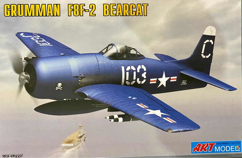 Grumman F8f-2 Bearcat Marca Artmodel Escala 1/72