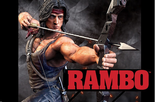 Rambo Figura Archivo Stl Impresion3d 