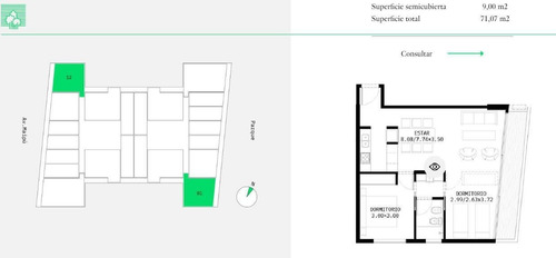 Imagen 8 de 9 de Venta Departamento De 3amb En Domus Parque, Vicente Lopez!