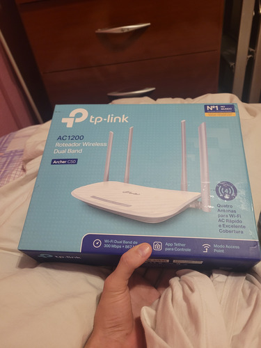 Roteador Tp-link Archer C50 Ac1200 Wireless Dual Band 4a (Usado)