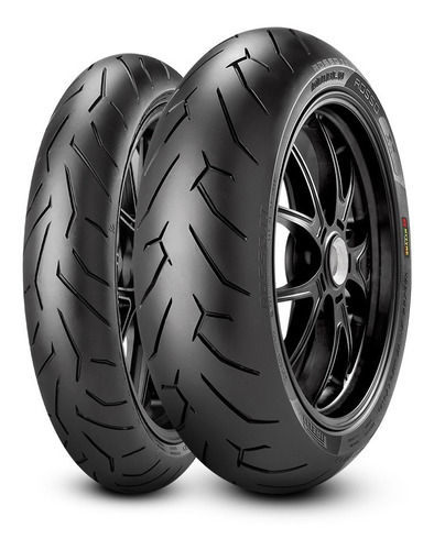 Par Pneu Moto Pirelli Diablo Rosso 2 120/70 R17 + 160/60 R17