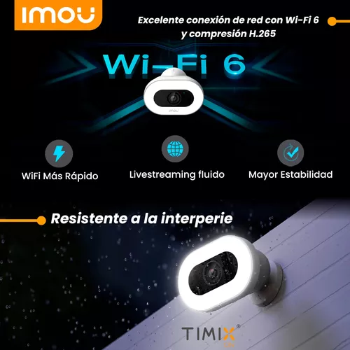 Cámara Seguridad Wifi Ip Imou Knight Exterior 8mp 4k Color