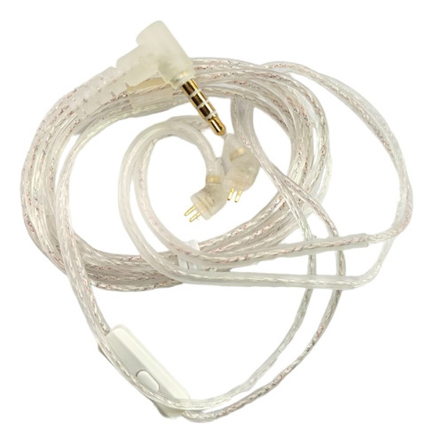 Cable Kz Tipo B Con Mic Reemplazo Auricular Musicapilar